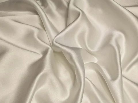 Close view of satin with a bright sheen.