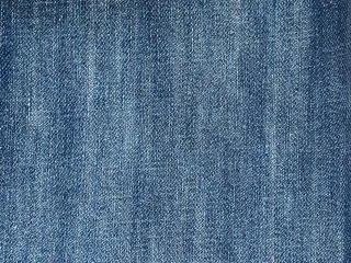 Close view of blue denim twill.